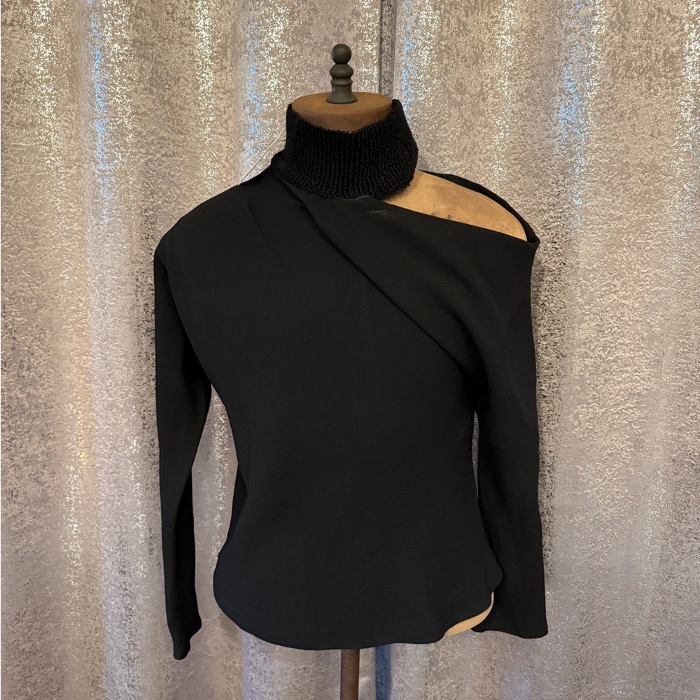 Zara Classic Black Blouse